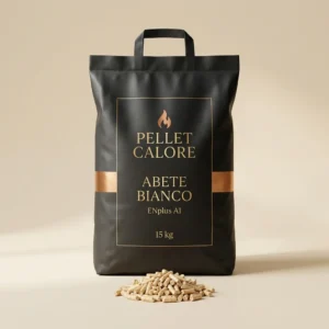 Sacco 15 kg Pellet Calore Abete Bianco ENplus A1