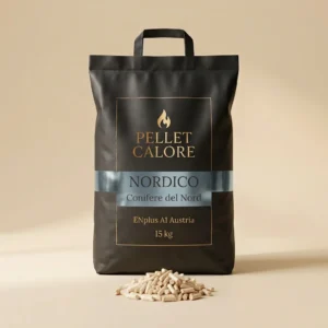 Sacco 15 kg Pellet Calore Nordico conifere del Nord